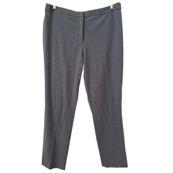 Calvin Klein Lt Gray High Rise Zipper Closure Dress Pant w/Adjustable Waist-12 - Picture 1 of 5